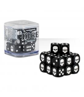 Cubo de Dados Warhammer - Negro (20)