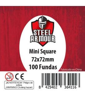 Fundas Steel Armour (70x70mm) Mini Square (100) - Exterior 72x72mm