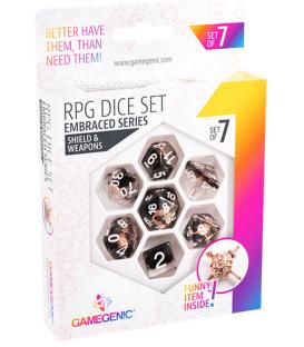Gamegenic: Shield & Weapons RPG Dice Set (7pcs)