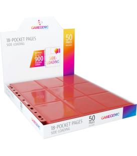 Gamegenic: Sideloading 18-Pocket Pages Display (Rojo) (50)