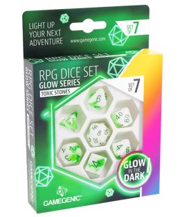 Gamegenic: Toxic Stones RPG Dice Set (7pcs)