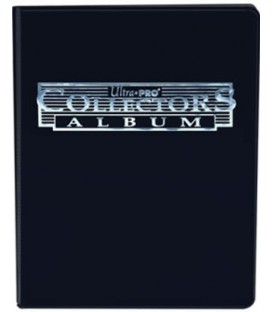 Mini Album Negro Collectors 4 Bolsillos Con Hojas