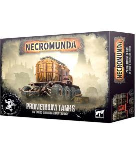 Necromunda: Promethium Tanks on Cargo-8 Ridgehauler Trailer