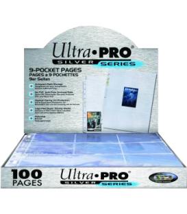 Ultra Pro Silver Series Pages [9 Bol] (100) 3 Anillas