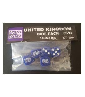 United Kingdom Dice Pack (5 Custom Dice)